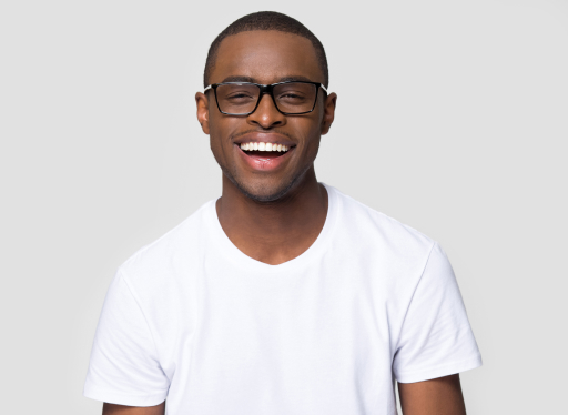 african american man smiling